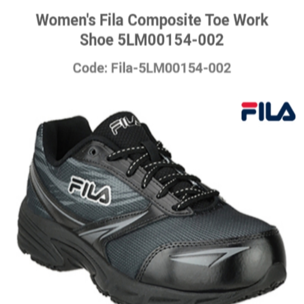 Women's Fila CoolMax Composite Shoes 8.5.